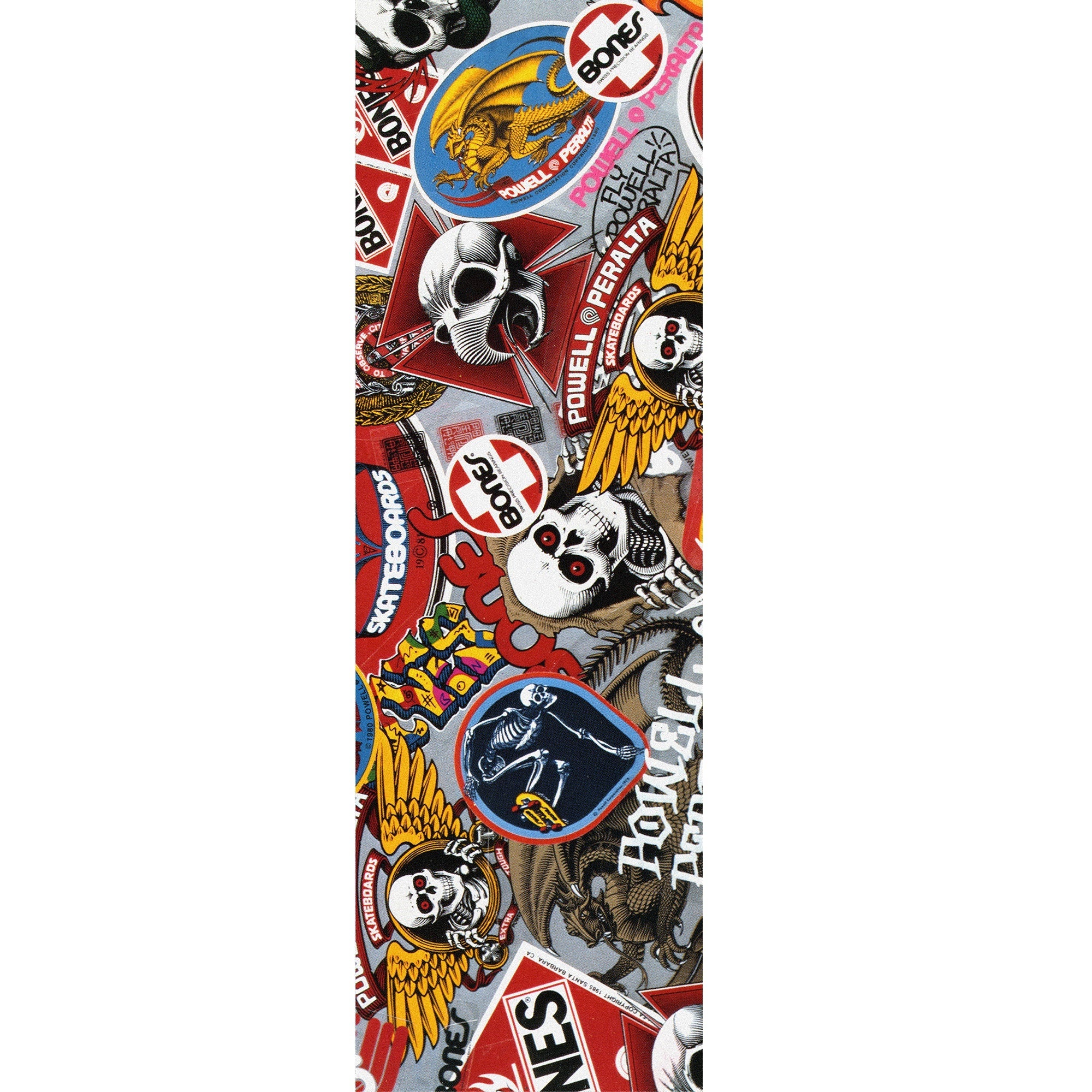Powell Peralta Collage 2 Griptape 10.5"x33" - White