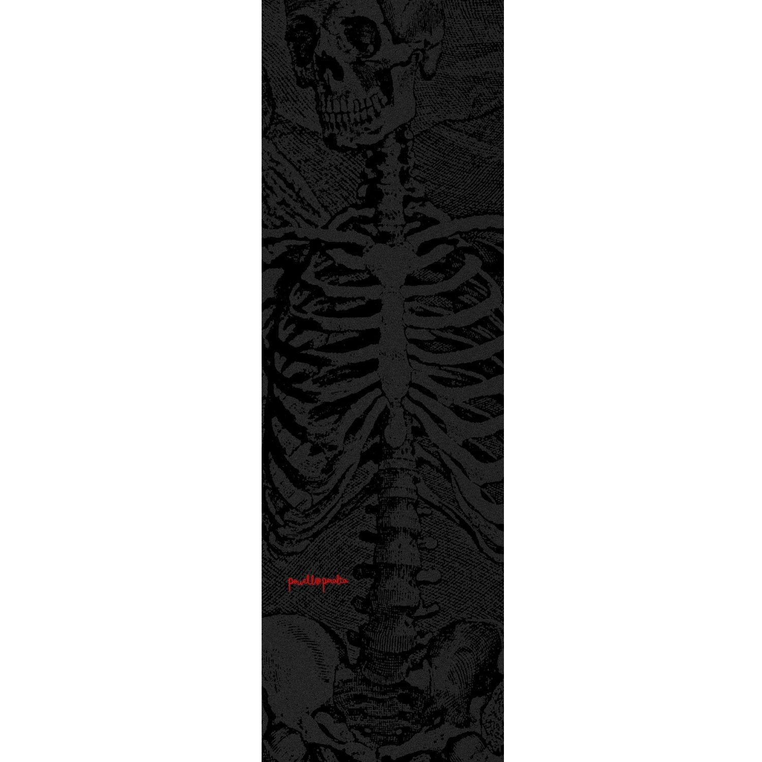 Powell Peralta Skull and Sword Skeleton Griptape - 10.5″x33″ Black