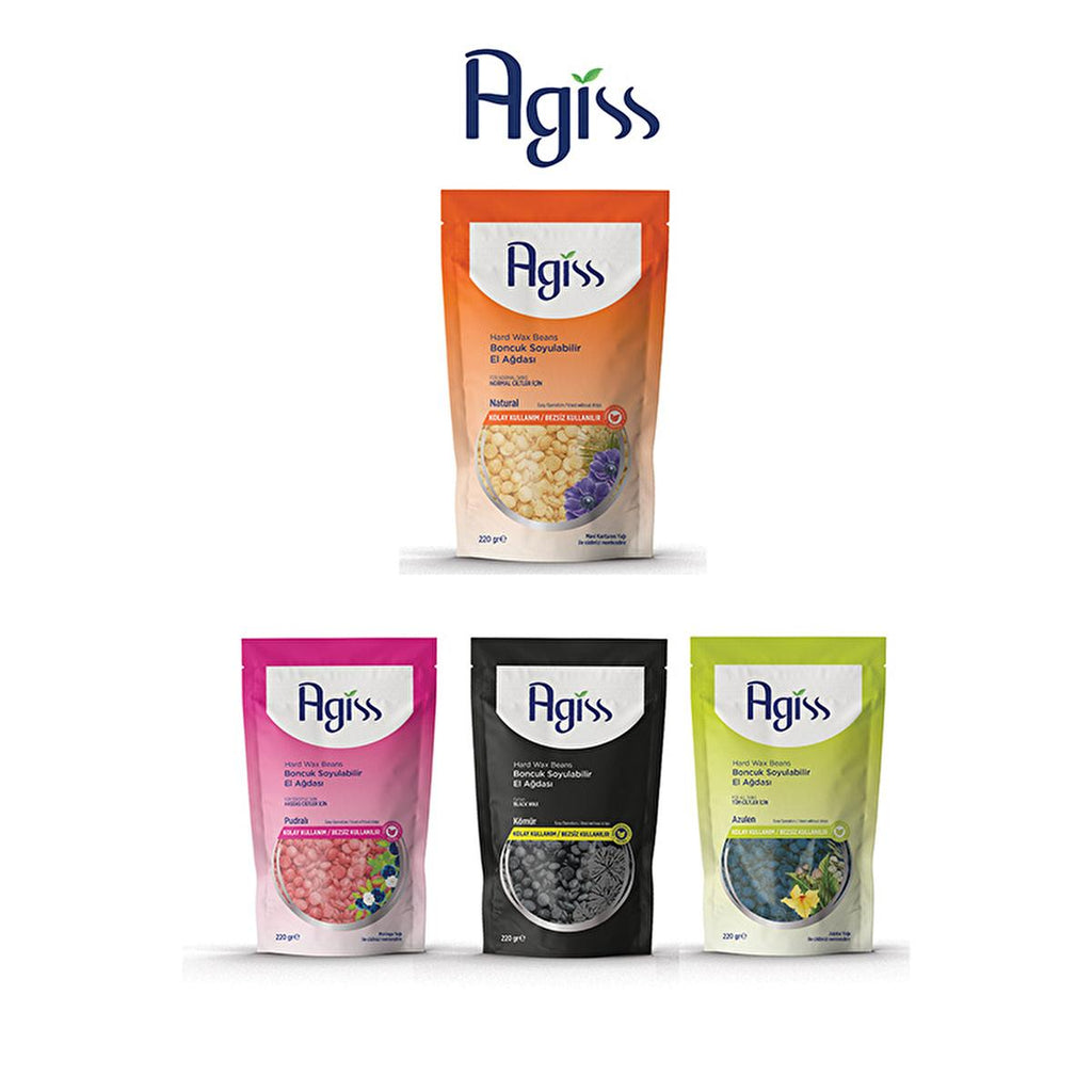 Agiss Natural Hair Removal Wax for Normal Skin - 220g, Easy & Effective Body Waxing