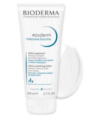 Bioderma Atoderm Intensive Moisturizing Body Balm for Dry & Sensitive Skin - Hypoallergenic & Paraben-Free