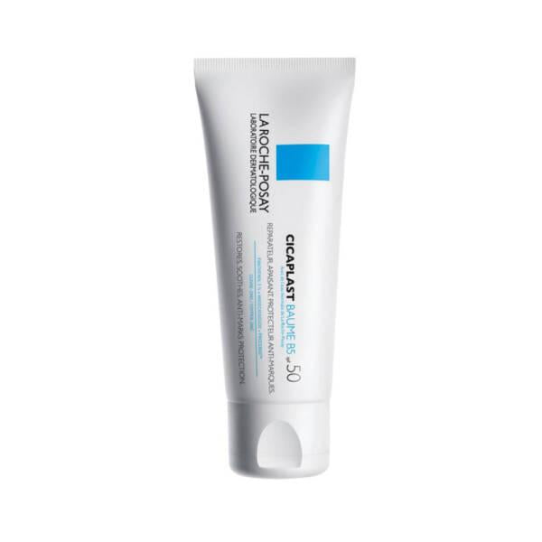 La Roche Posay Cicaplast Baume B5 SPF50 Moisturizing Cream - Paraben-Free, Fragrance-Free, Soothing Cream for Damaged Skin
