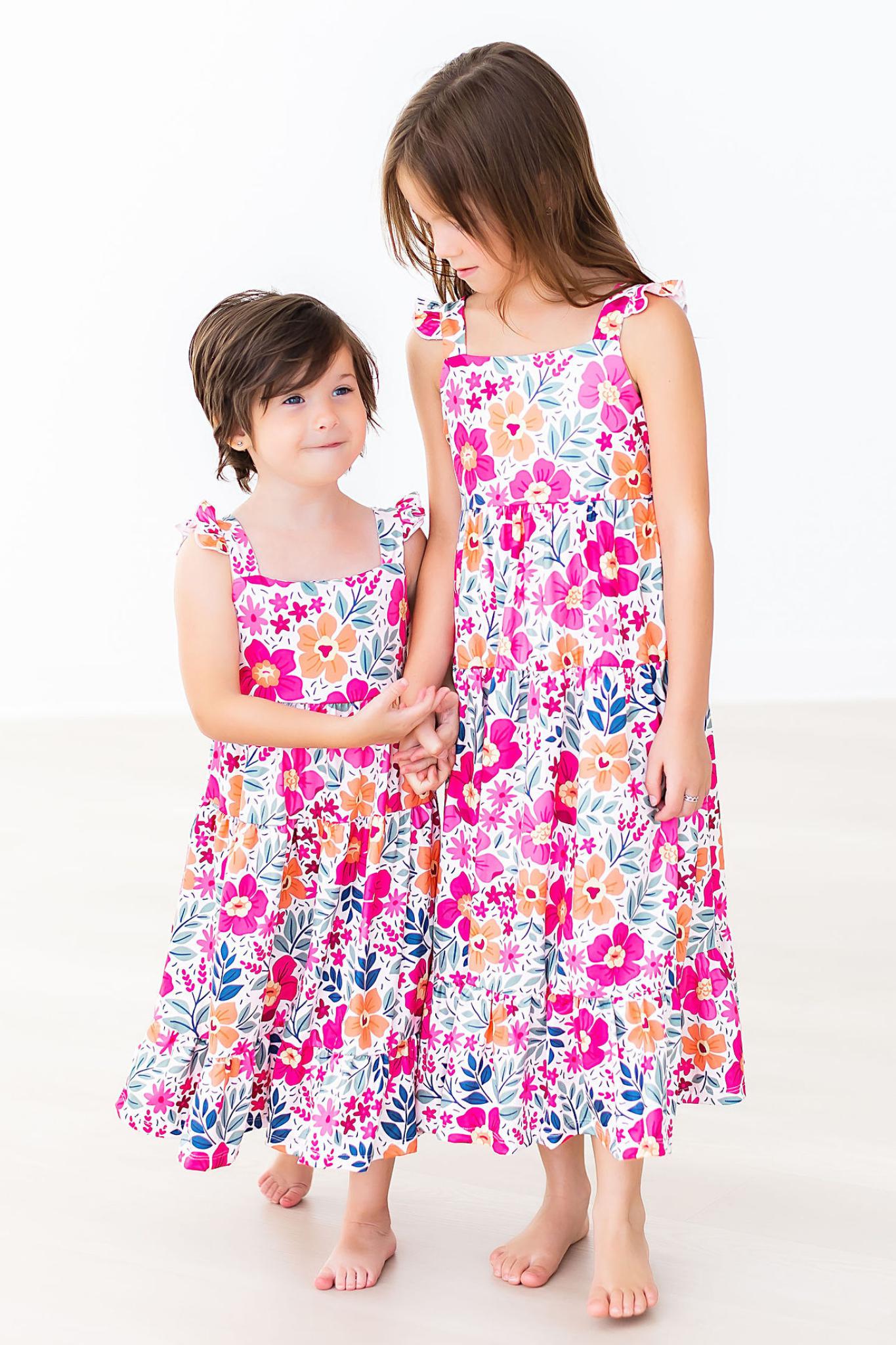 Mila & Rose ® Garden Party Ruffle Maxi Dress — lifestyle context