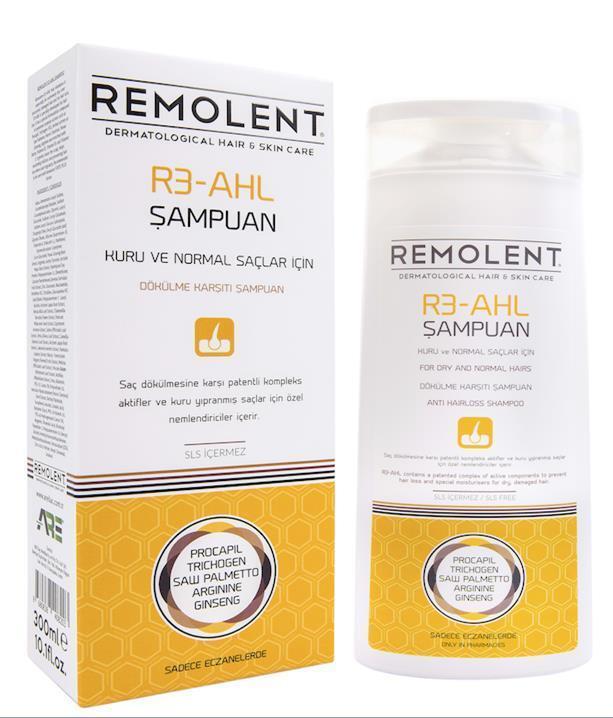 Remolent Anti-Hair Loss Shampoo for Dry & Treated Hair - Reduce Thinning, Nourish & Repair - 300ml