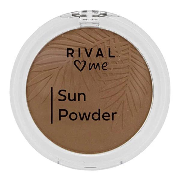 Rival Loves Me Matt Terra Makeup Powder - Natural Bronzed Complexion, Dermatologically Tested, Compact 11g