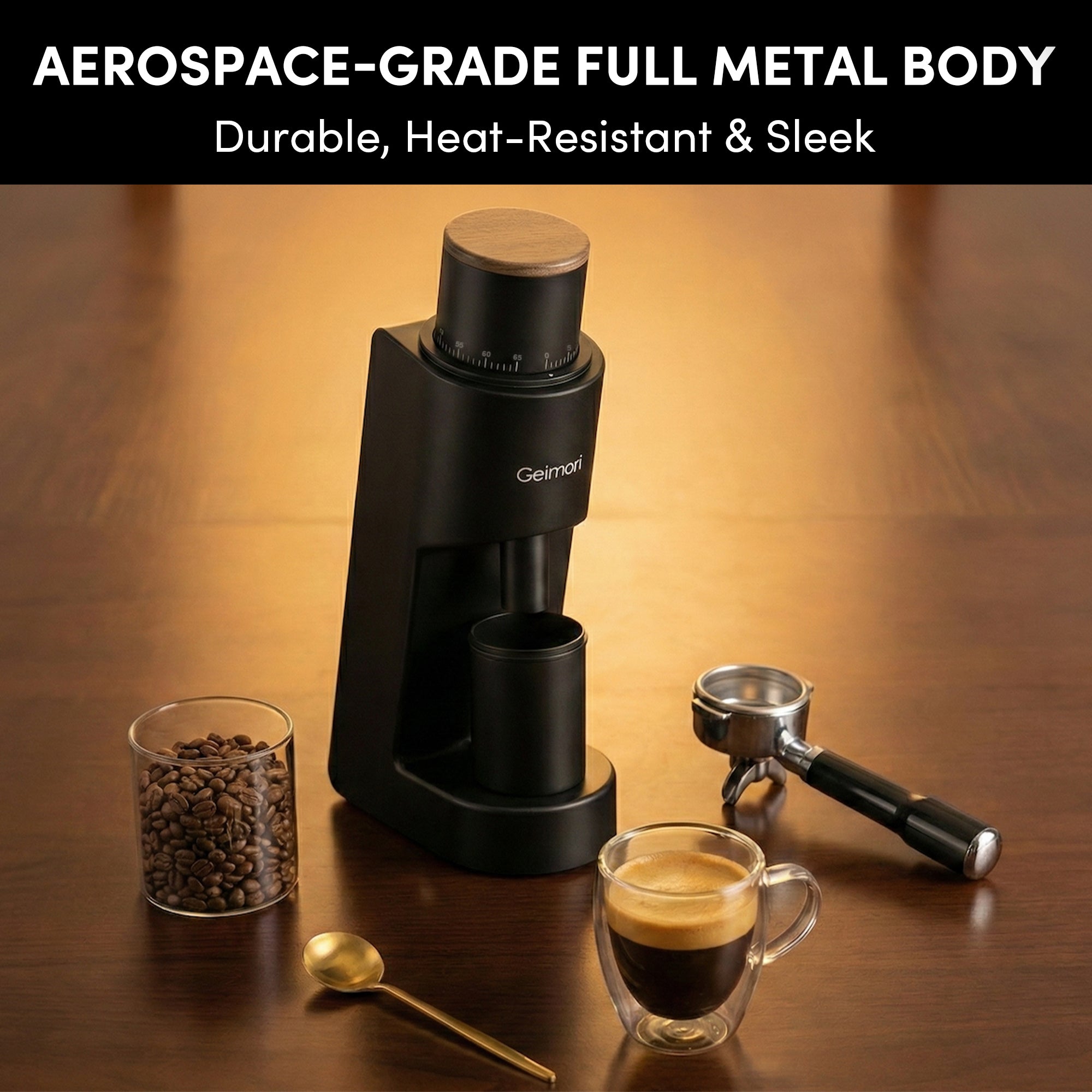 Geimori GU38 Single Dose Coffee Grinder – Wirsh, view 6