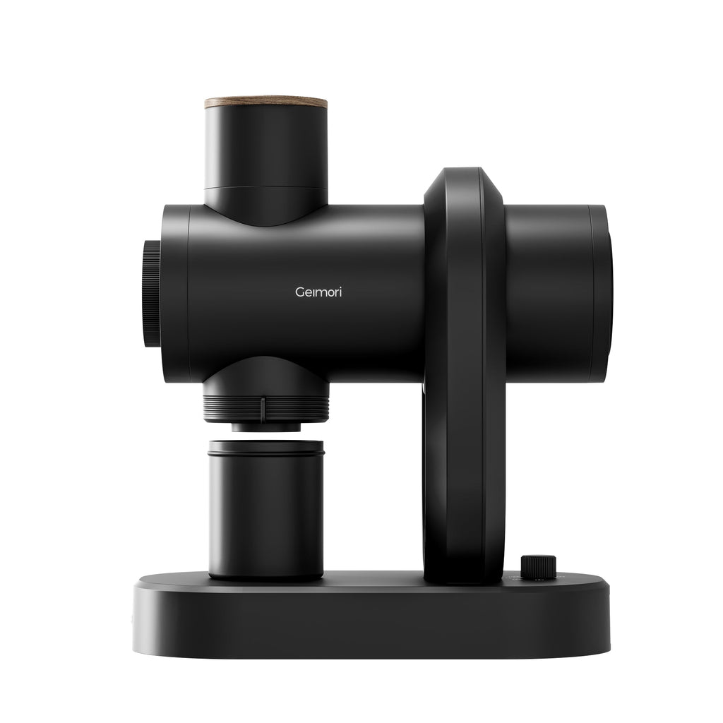 Geimori GU64 Gen2 Single Dose Coffee Grinder with 64mm Flat Burr, Anti-Static Design, Stepless Adjustment, Adjustable RPM, Ze