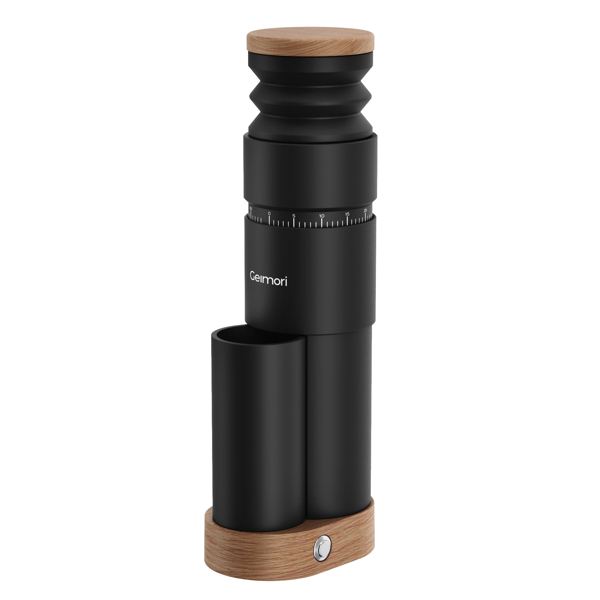 Geimori T38 Plus-The True Pro Grade Portable Coffee Grinder with 38mm Conical Burr, Anti-Static Tech, Stepless Grind Settings