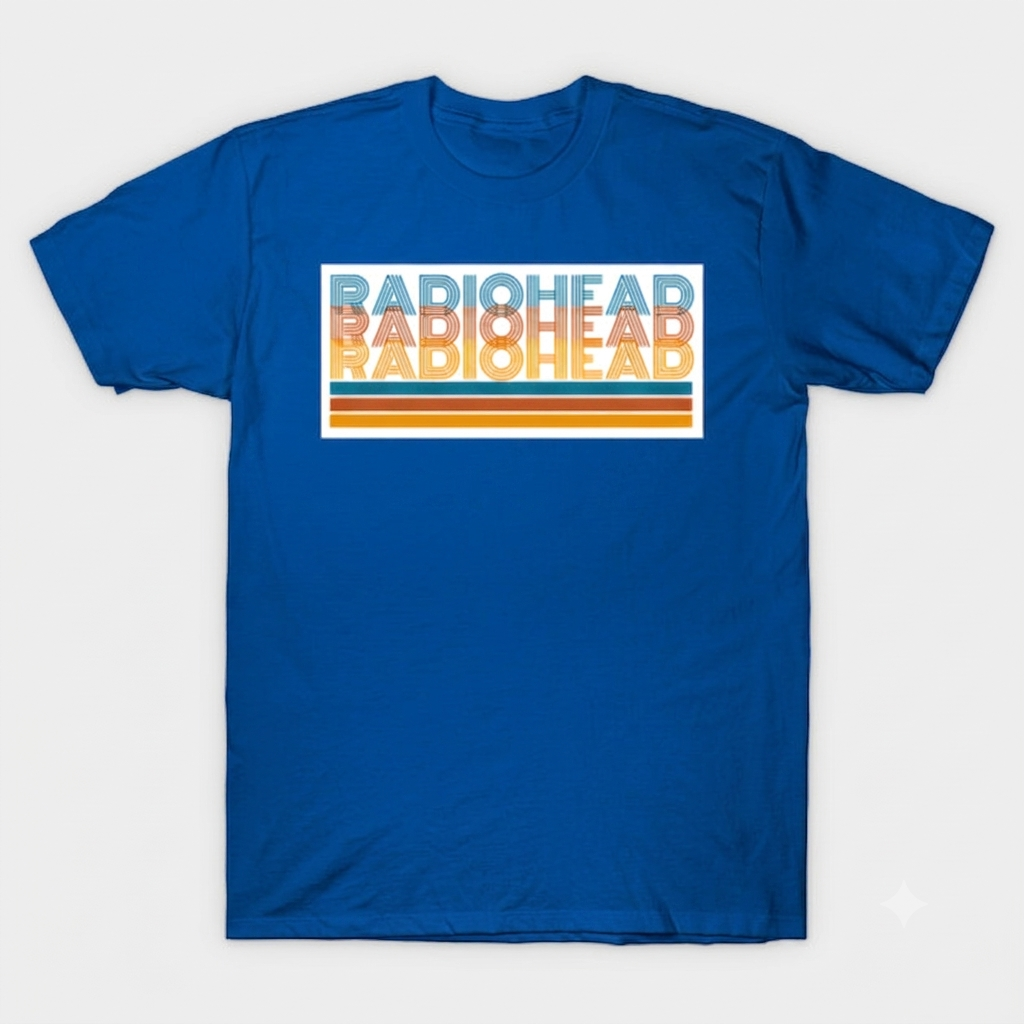 Radiohead Vintage Band T-Shirt – Retro 90s Alternative Rock Indie Music Unisex Graphic Tee