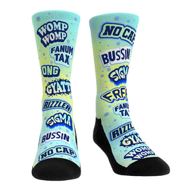 Rock 'Em Socks Gen Alpha Slang - All-Over
