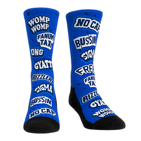 Rock 'Em Socks Gen Alpha Slang - All-Over (Blue)