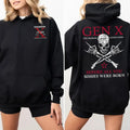 Pasimax Gen X Custom Year Hoodie – Badass Generation FAFOT Pullover, 100% Cotton, Unisex Comfort Womenswear Top — main produc