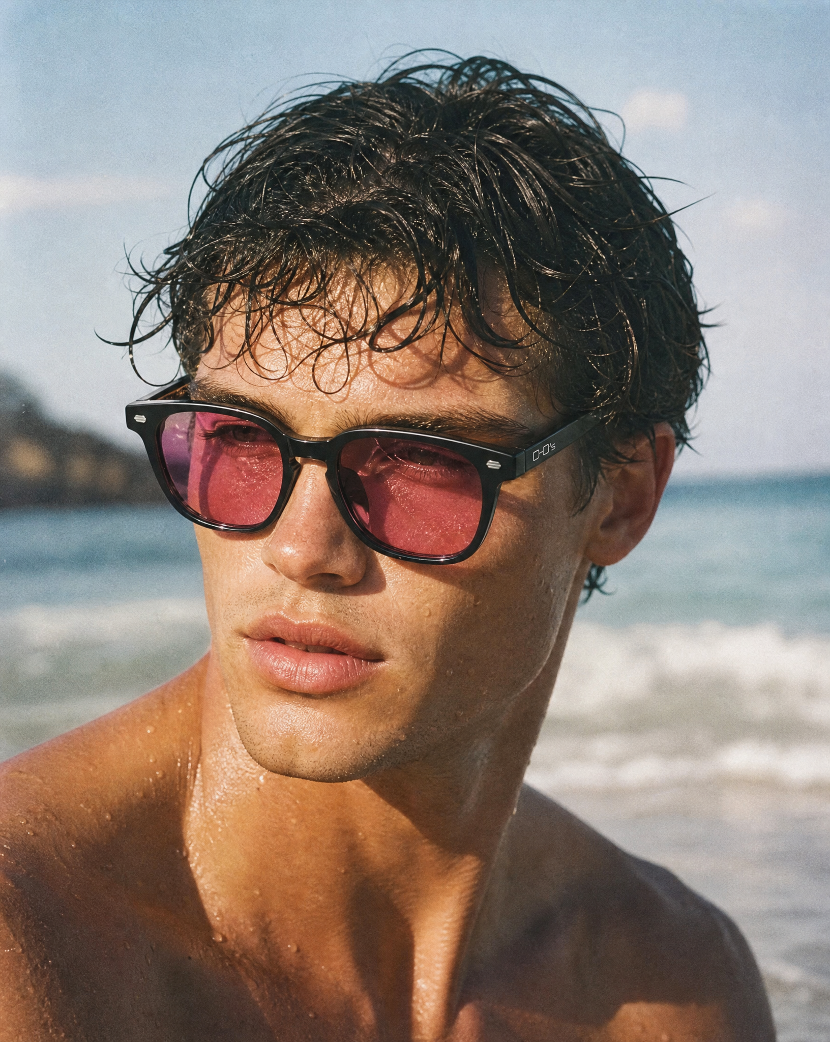 JESSIE Pink Polarized Wayfarer Sunglasses | OHOs Surf Co.