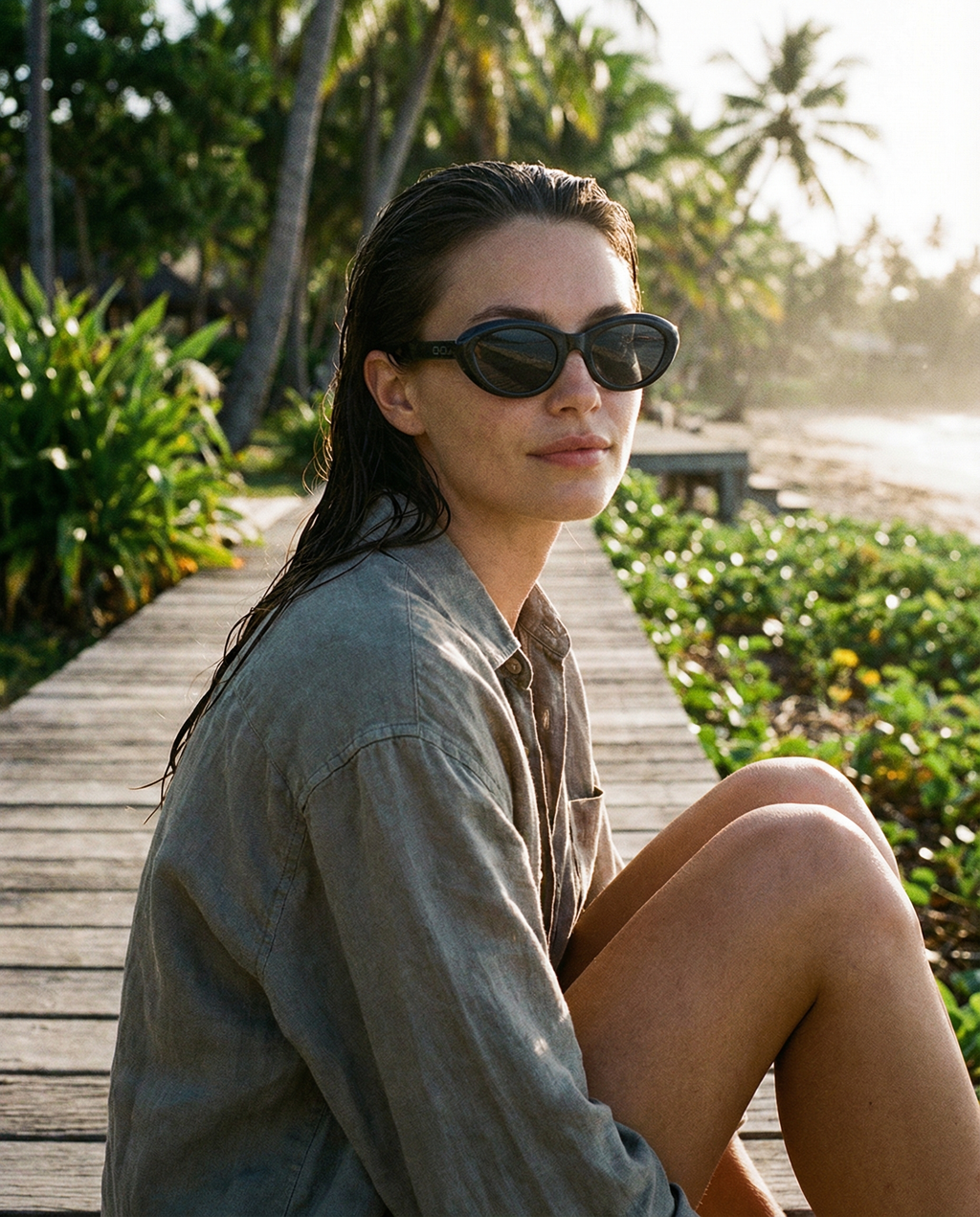 OHO's OHO's PARADISE Sunglasses — Oversized Round Frames — Oversized detail