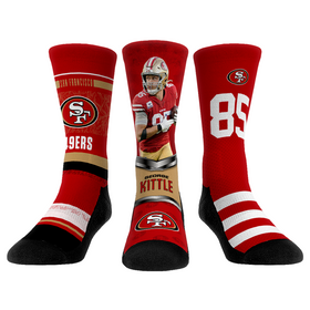 Rock 'Em Socks George Kittle - San Francisco 49ers  - Pro 3-Pack