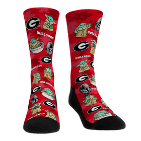 Rock 'Em Socks Georgia Bulldogs - Star Wars  - Grogu All-Over