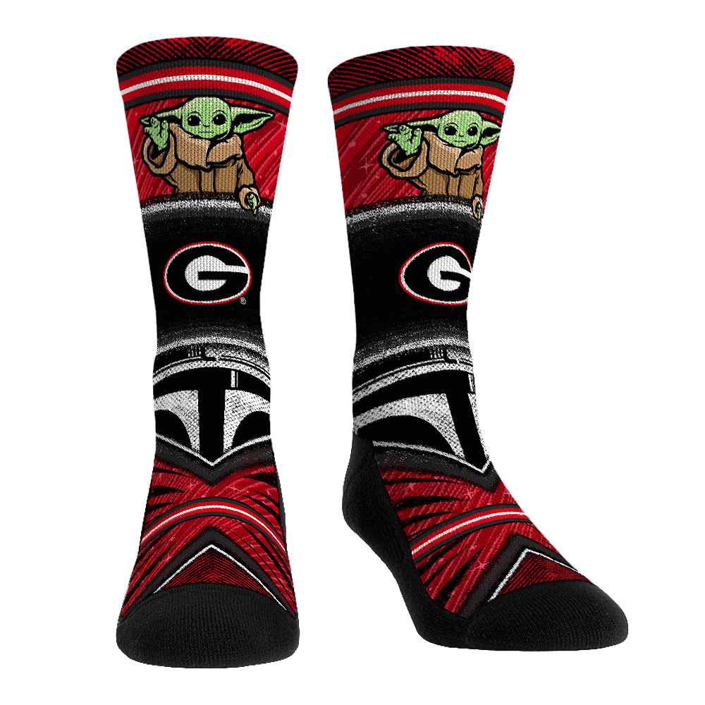 Rock 'Em Socks Georgia Bulldogs - Star Wars  - Grogu Intergalactic Fan — main product shot