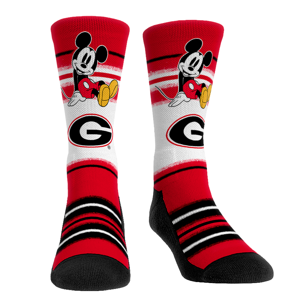Rock 'Em Socks Rock 'Em Socks Georgia Bulldogs - Disney  - Sit Stripe — main product shot