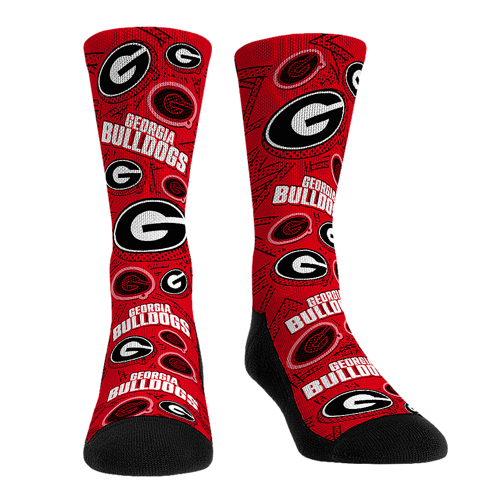 Rock 'Em Socks Rock 'Em Socks Georgia Bulldogs - Microdot All-Over — main product shot