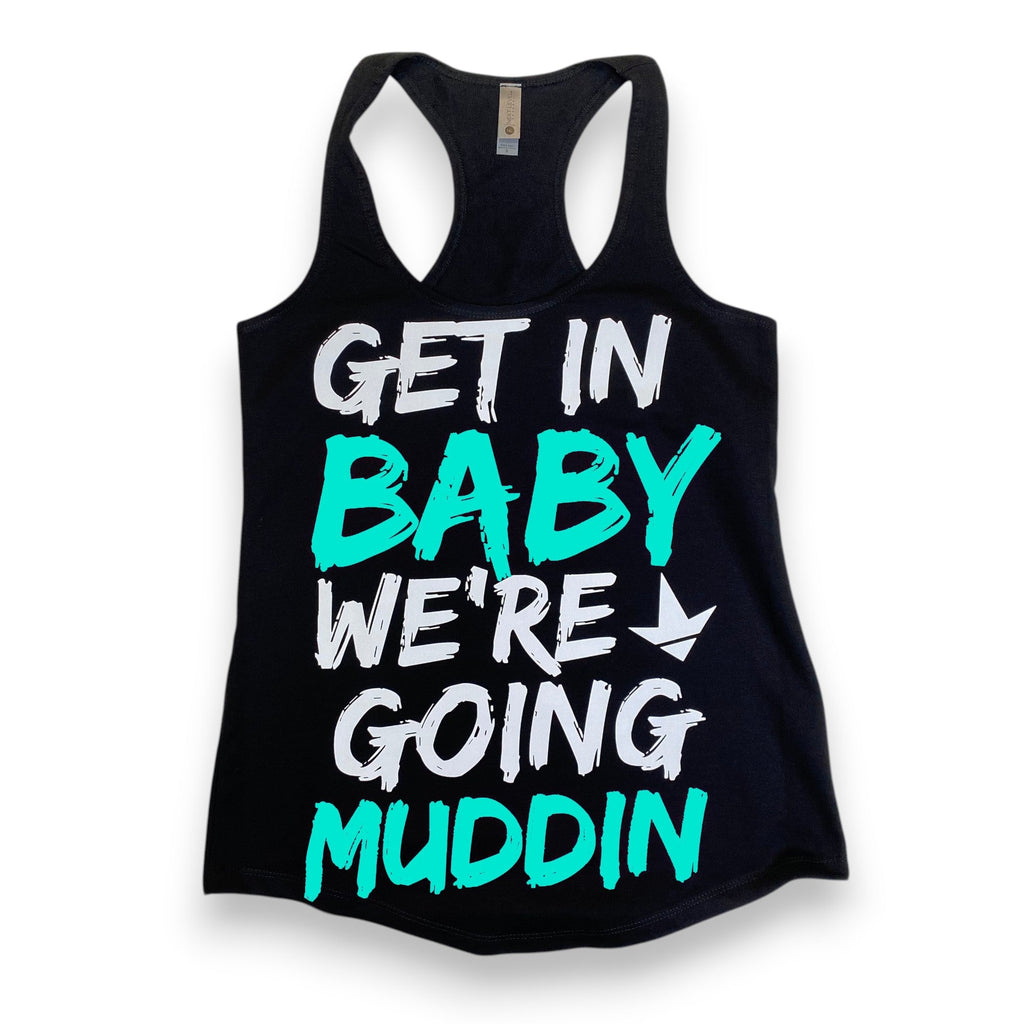 Luckless Outfitters Get In Baby Tank Top — detail close-up