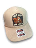 Luckless Outfitters Get Off My Nuts Trucker Hat — main product shot