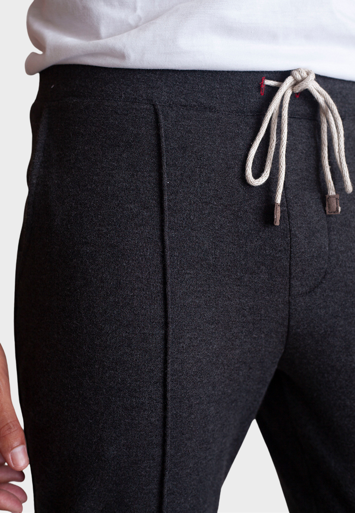 Buki Getaway Jogger Pants - Charcoal Grey — detail close-up