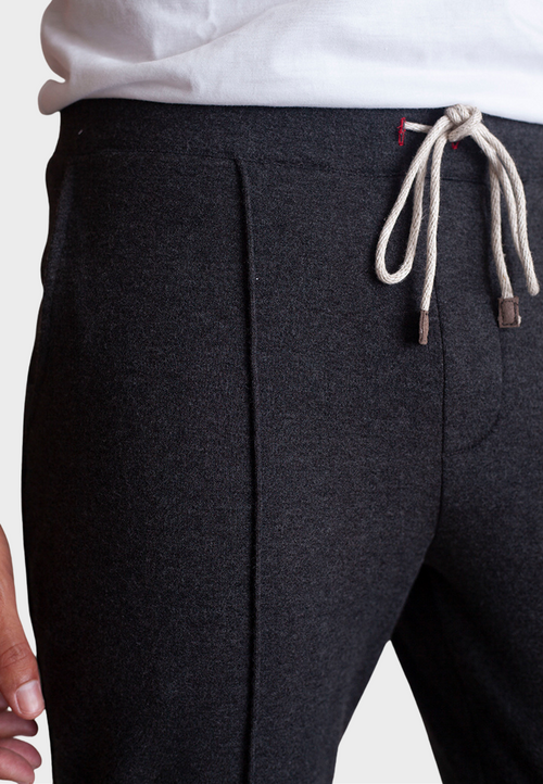 Buki Getaway Jogger Pants - Charcoal Grey — detail close-up