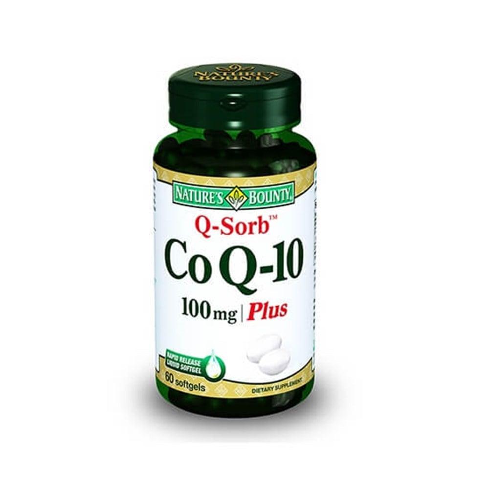 Nature's Bounty CoQ-10 100 mg Supplement - 60 Softgels for Antioxidant & Heart Health Support