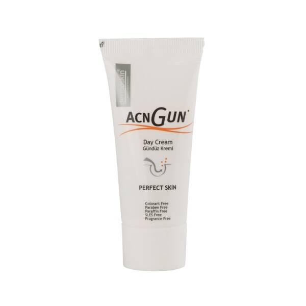 Dermoskin Acnegun Day Cream for Acne-Prone Skin - Natural Skincare, Non-Comedogenic Moisturizer, 1.01 fl oz