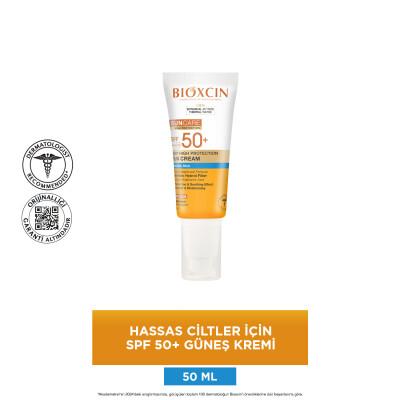 Bioxcin Very High Protection Sun Cream SPF50+ - Non-Greasy, Water-Resistant Sunscreen for Sensitive Skin