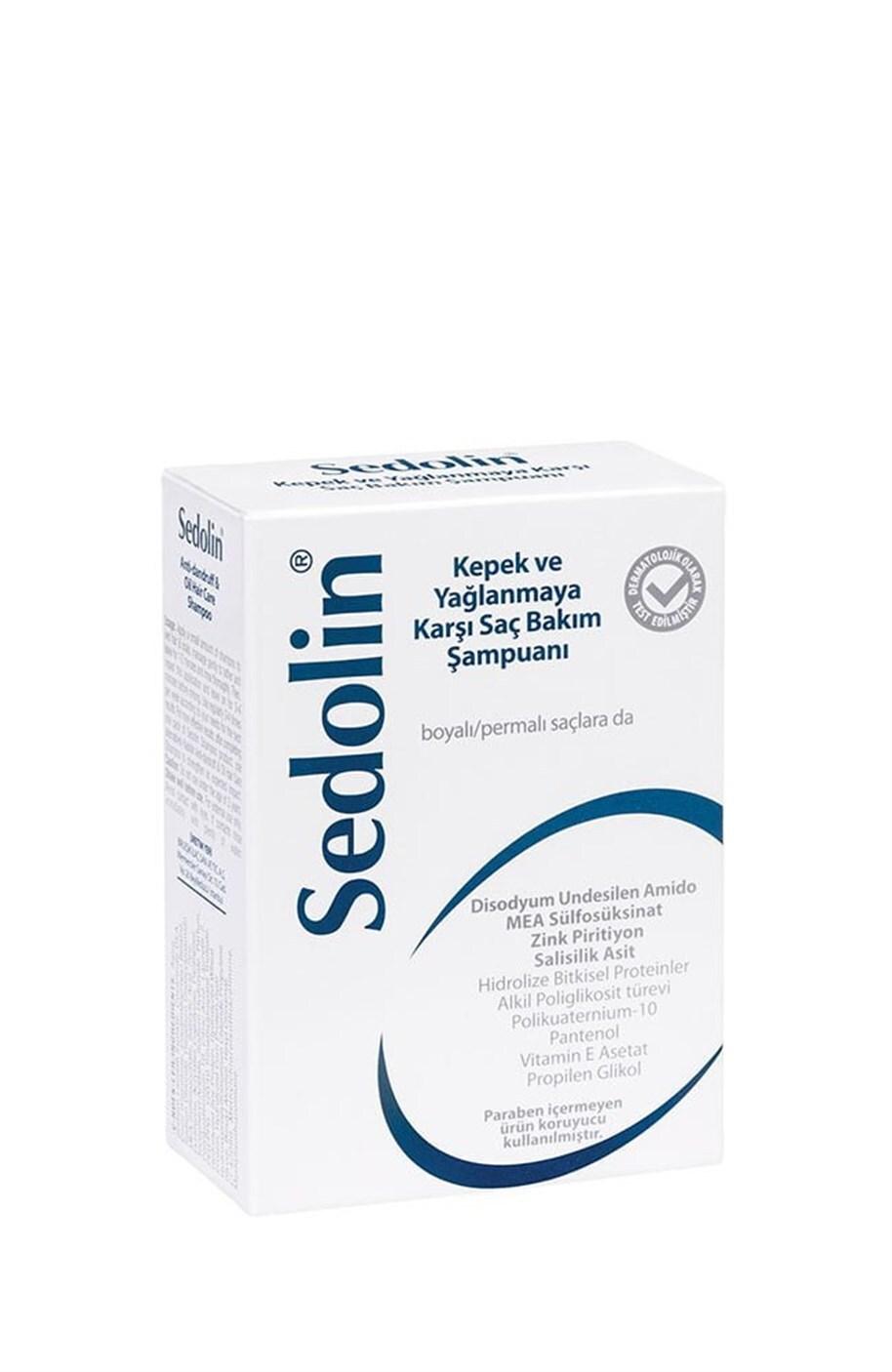 Sedolin Anti-Dandruff Shampoo for Oily Hair, Color-Safe, 150ml - Gentle Care for Scalp Irritation