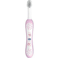 Chicco Baby Toothbrush 6+ Months - Extra Soft Bristles, Gentle Oral Care for Infants, Ergonomic Non-Slip Handle, Fun Designs