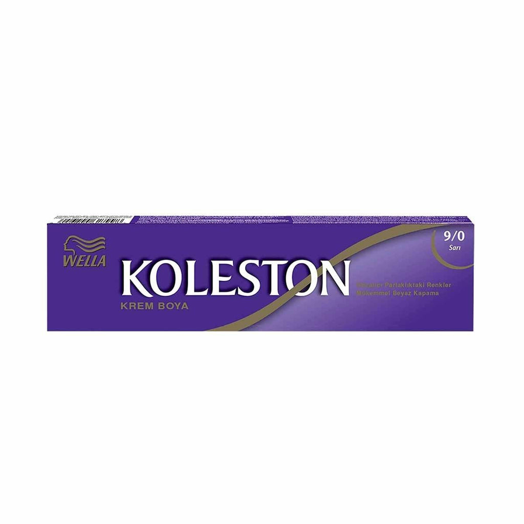 Wella Koleston Sarõ 9/0 Blonde Hair Dye: Perfect Gray Coverage, Easy At-Home Application, Brilliant Shine 50ml Tube
