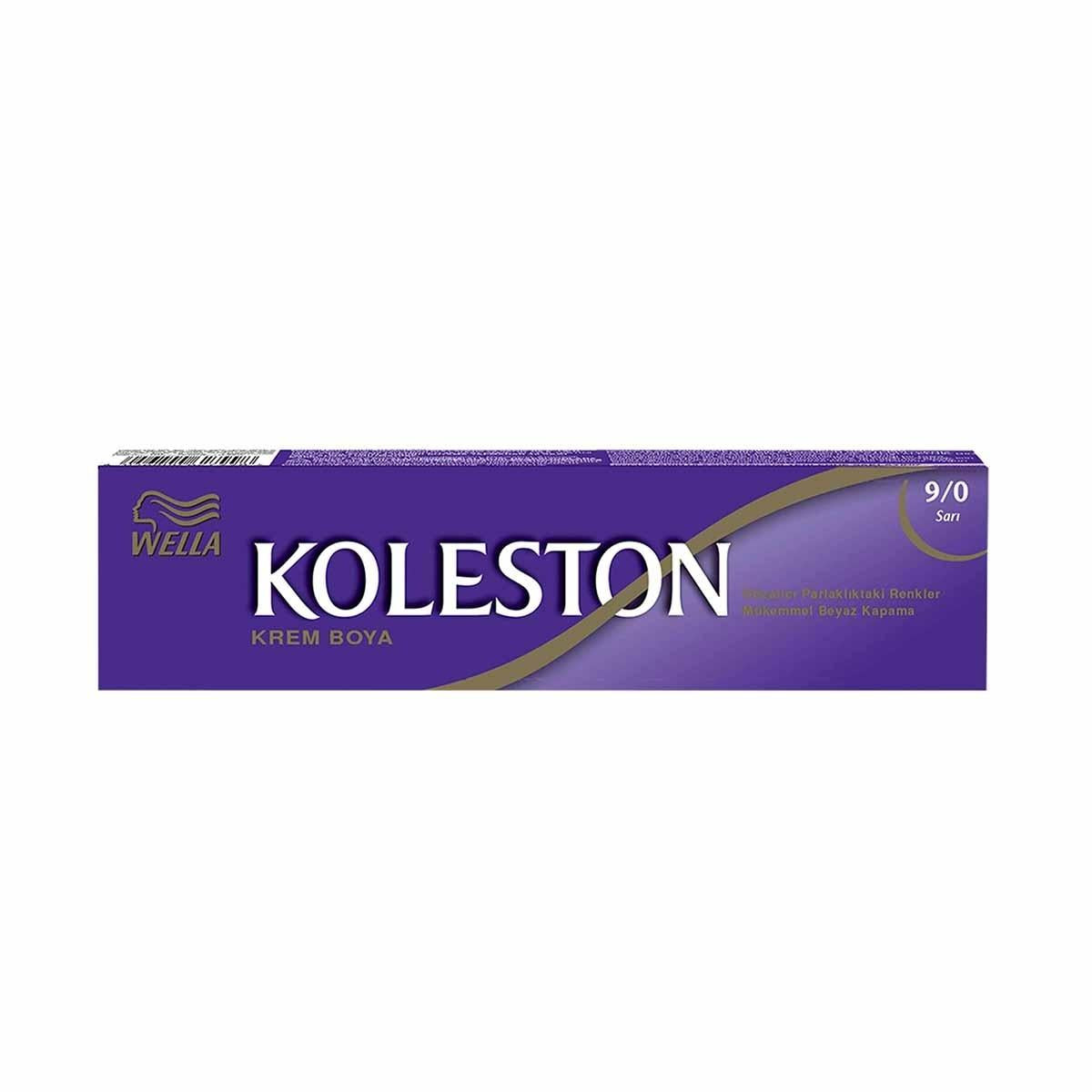 Wella Koleston Sarõ 9/0 Blonde Hair Dye: Perfect Gray Coverage, Easy At-Home Application, Brilliant Shine 50ml Tube