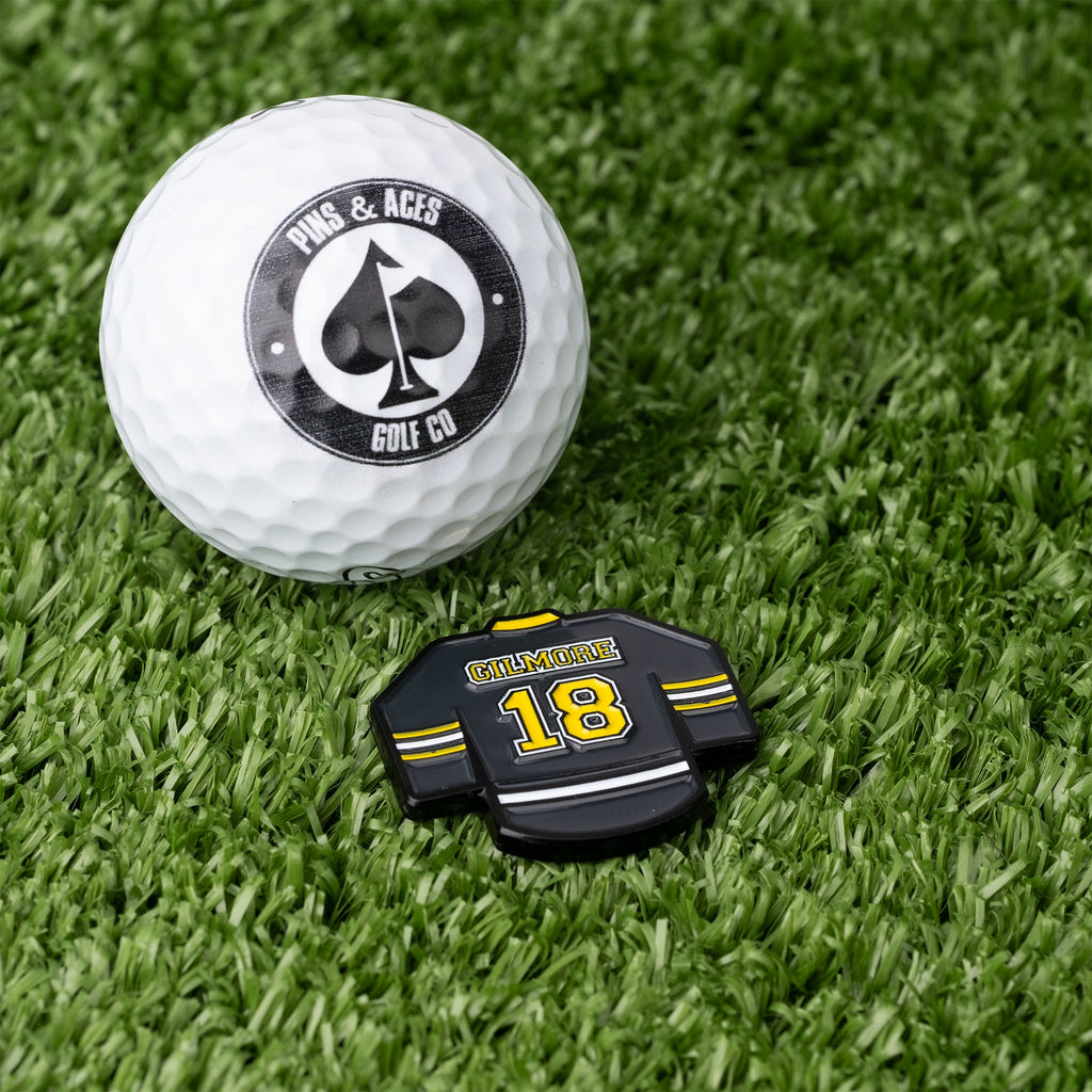 Gilmore Jersey Ball Marker – Pins and Aces, view 4