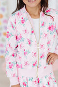 Mila & Rose ® Gingham Bows Satin Jacket — main product shot