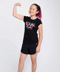 Goal Five Equal Play Girls' Black T Shirt — main product shot