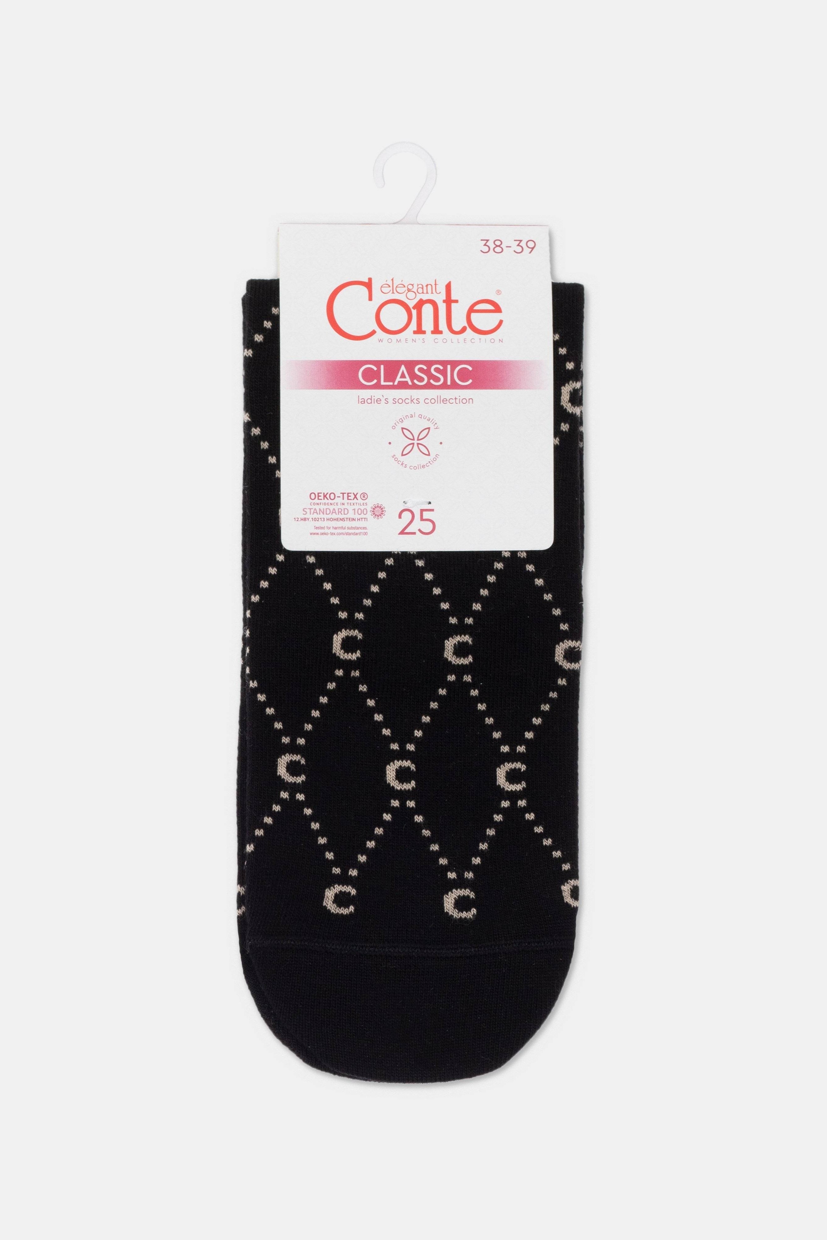 TheRanok.com Conte Cotton Socks Classic - 525 — fabric or material detail