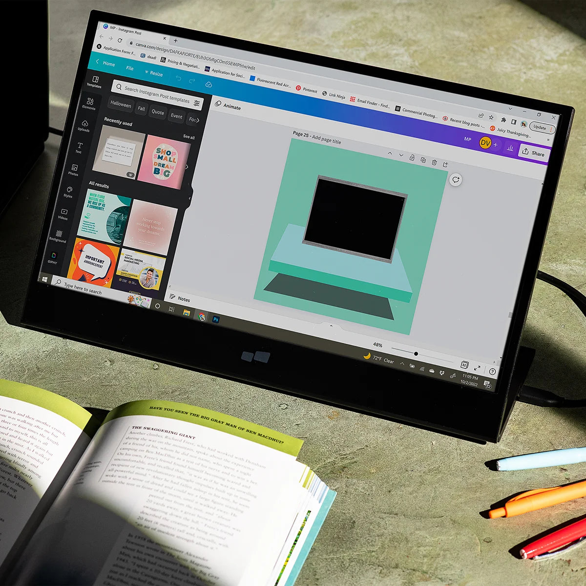 Glance 16" Portable Monitor