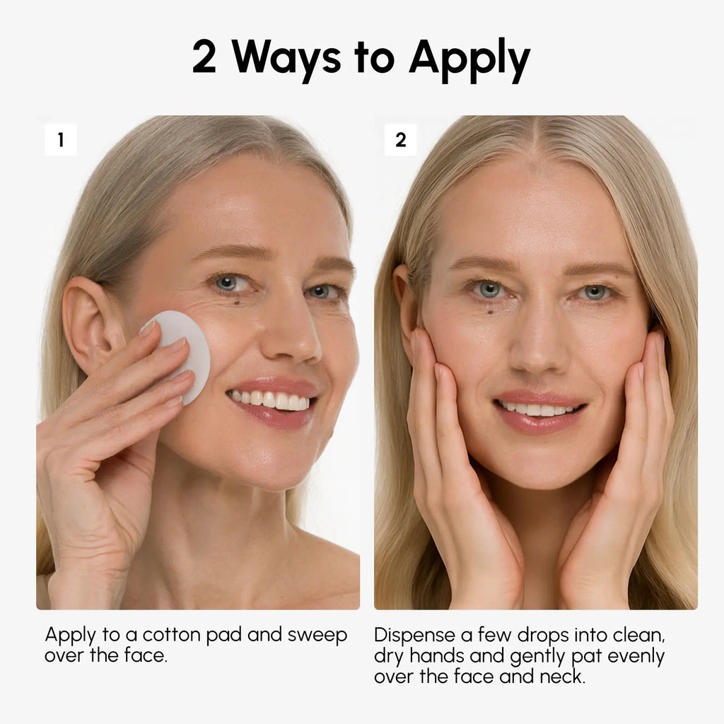 Maree Glow Boost Glycolic Face Toner — in-use photo