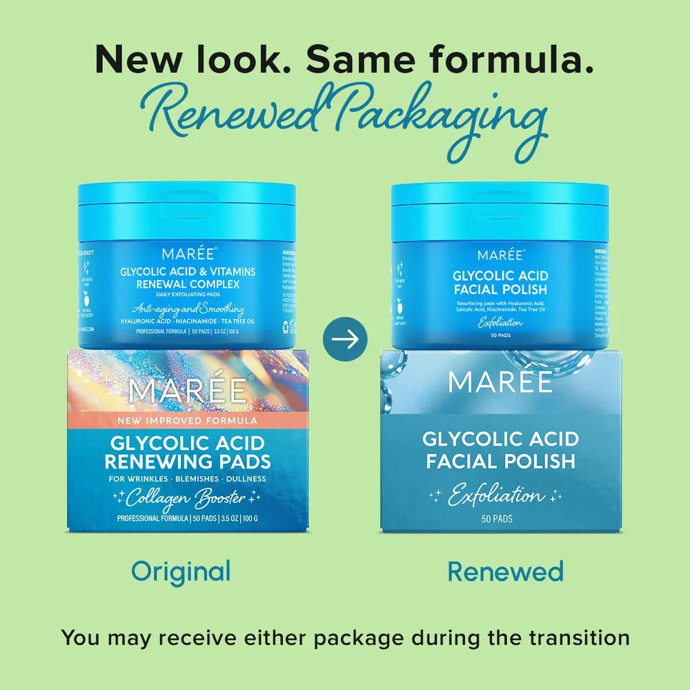 Maree Glycolic Acid Exfoliating Pads — color detail