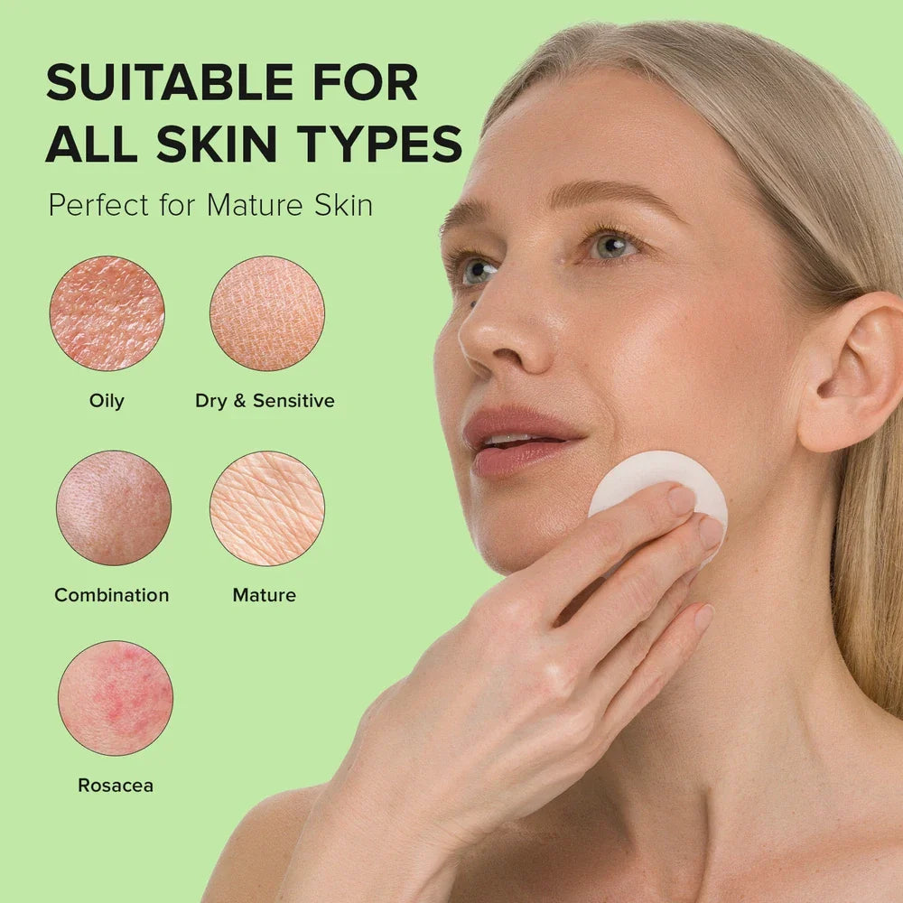 Maree Glycolic Acid Exfoliating Pads — in-use photo