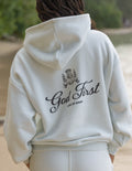 Elevated Faith God First Unisex Hoodie — main product shot