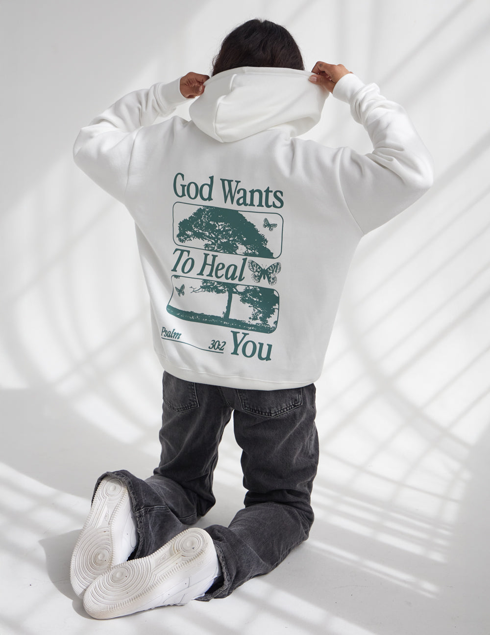 Elevated Faith God Heals Unisex Hoodie — hoodie category context