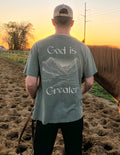 Elevated Faith God Is Greater Unisex Tee — main product shot