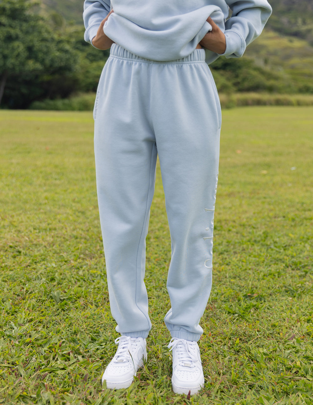 Elevated Faith God Is Here Unisex Sweatpant — sweatpant category context