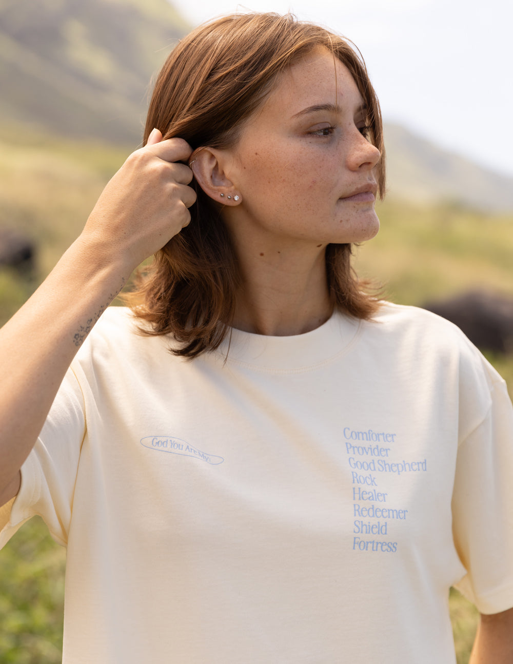 Elevated Faith God Is My Everything Unisex Tee — t-shirt category context