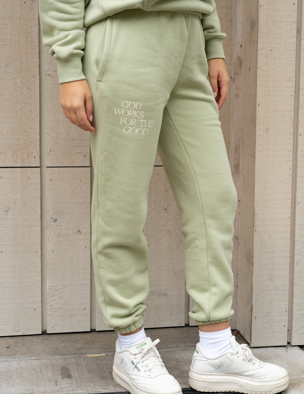 Elevated Faith God Works for the Good Unisex Sweatpant — main product shot
