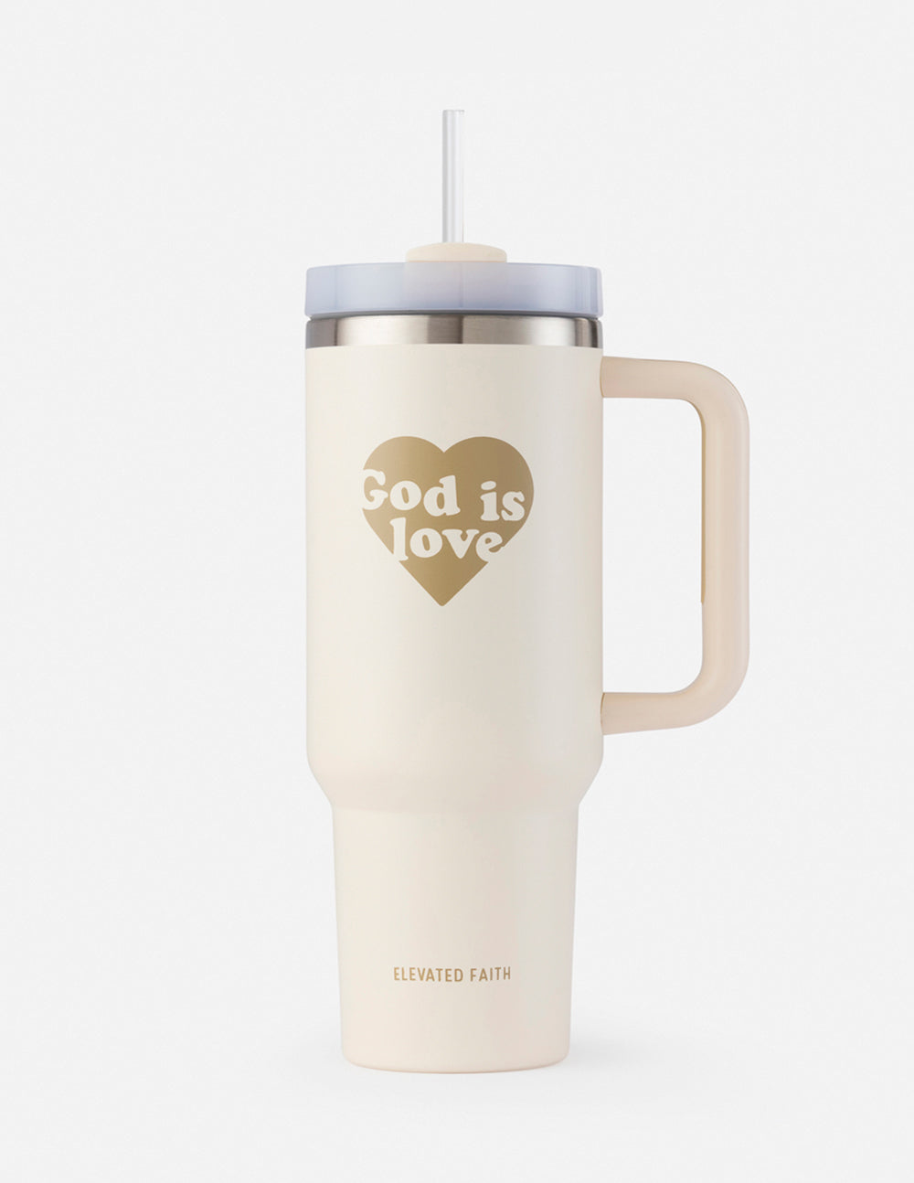 Elevated Faith God is Love 40 oz Tumbler — main product shot