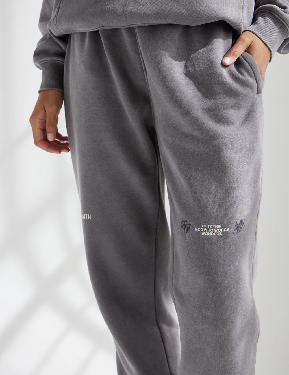 Elevated Faith God of Miracles Unisex Sweatpant — main product shot