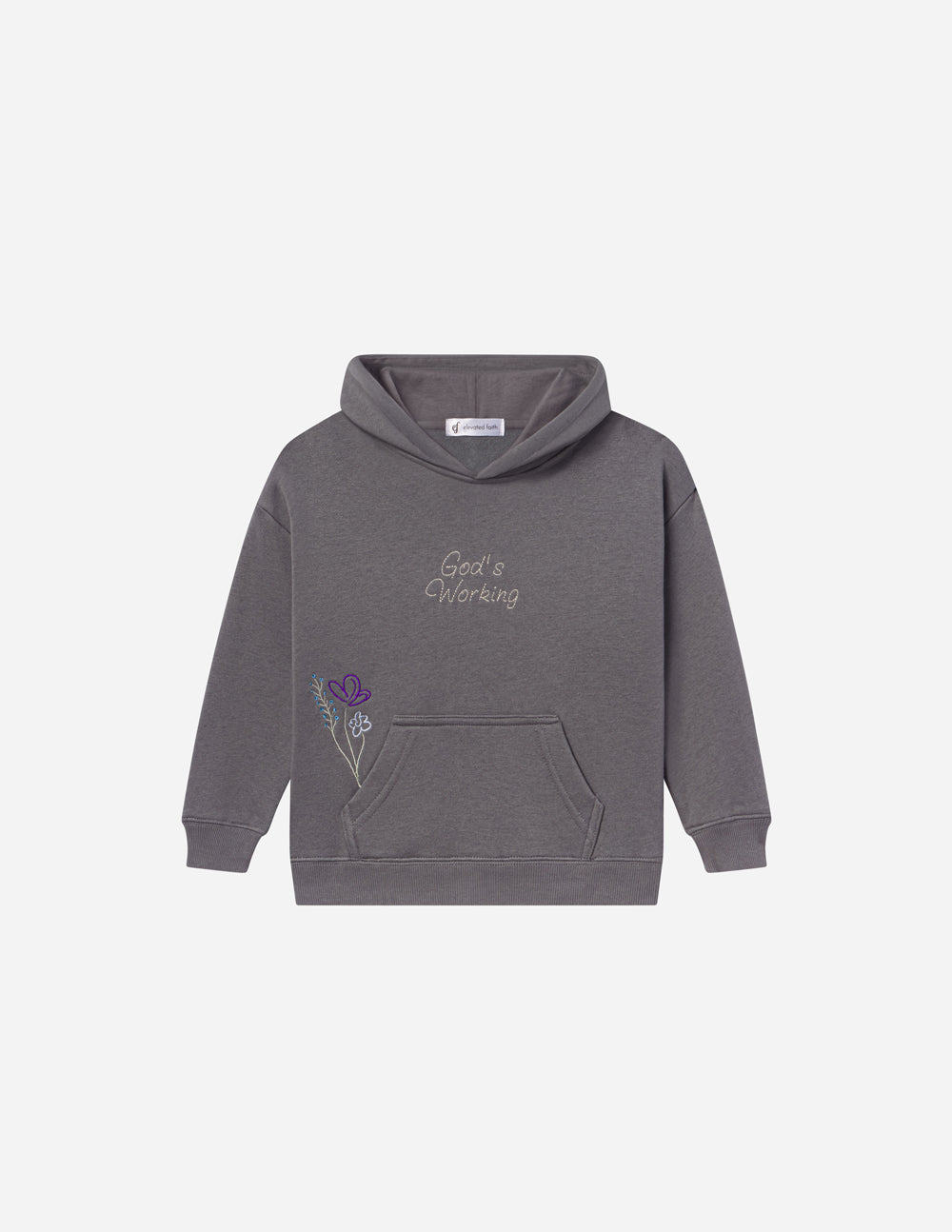 Elevated Faith God's Still Working Kids Hoodie — feature highlight